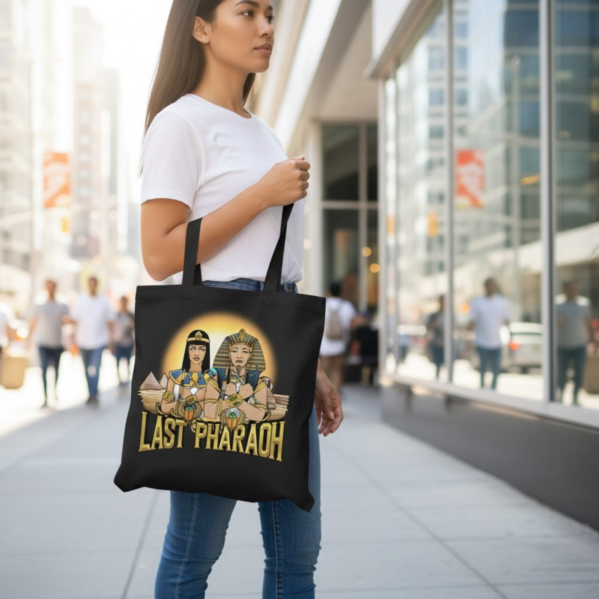 Single Print Tote Bag Last Pharaoh