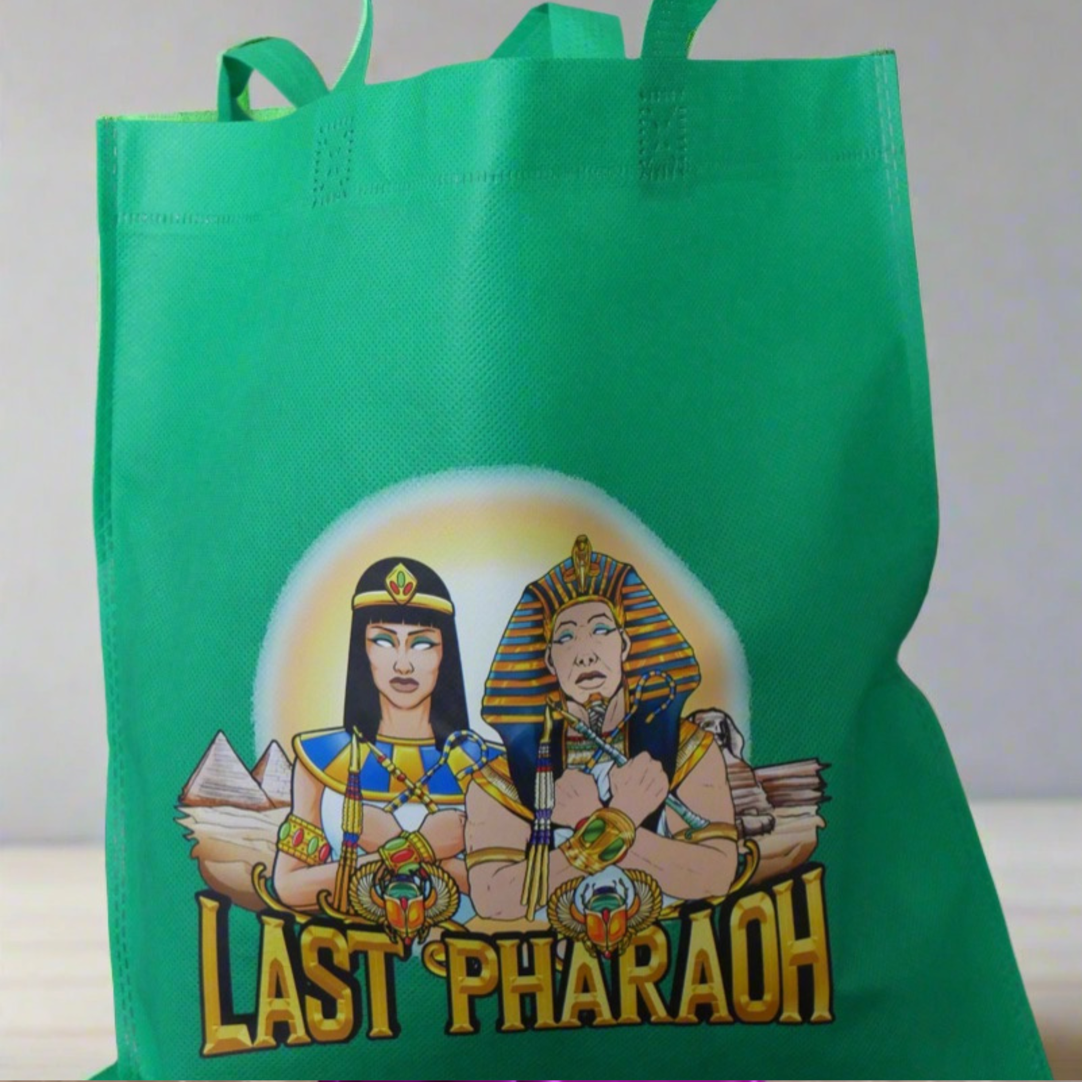 Double Print Tote Bag Last Pharaoh