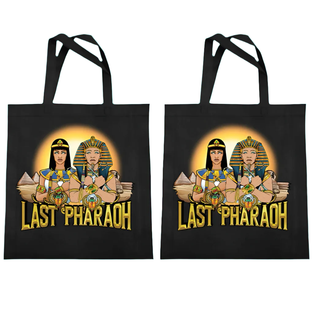 Double Print Tote Bag Last Pharaoh