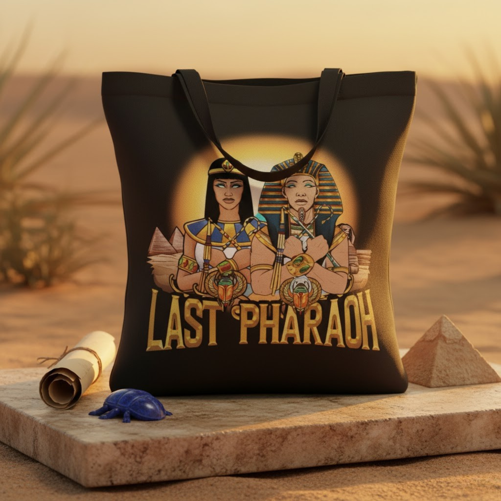 Single Print Tote Bag Last Pharaoh