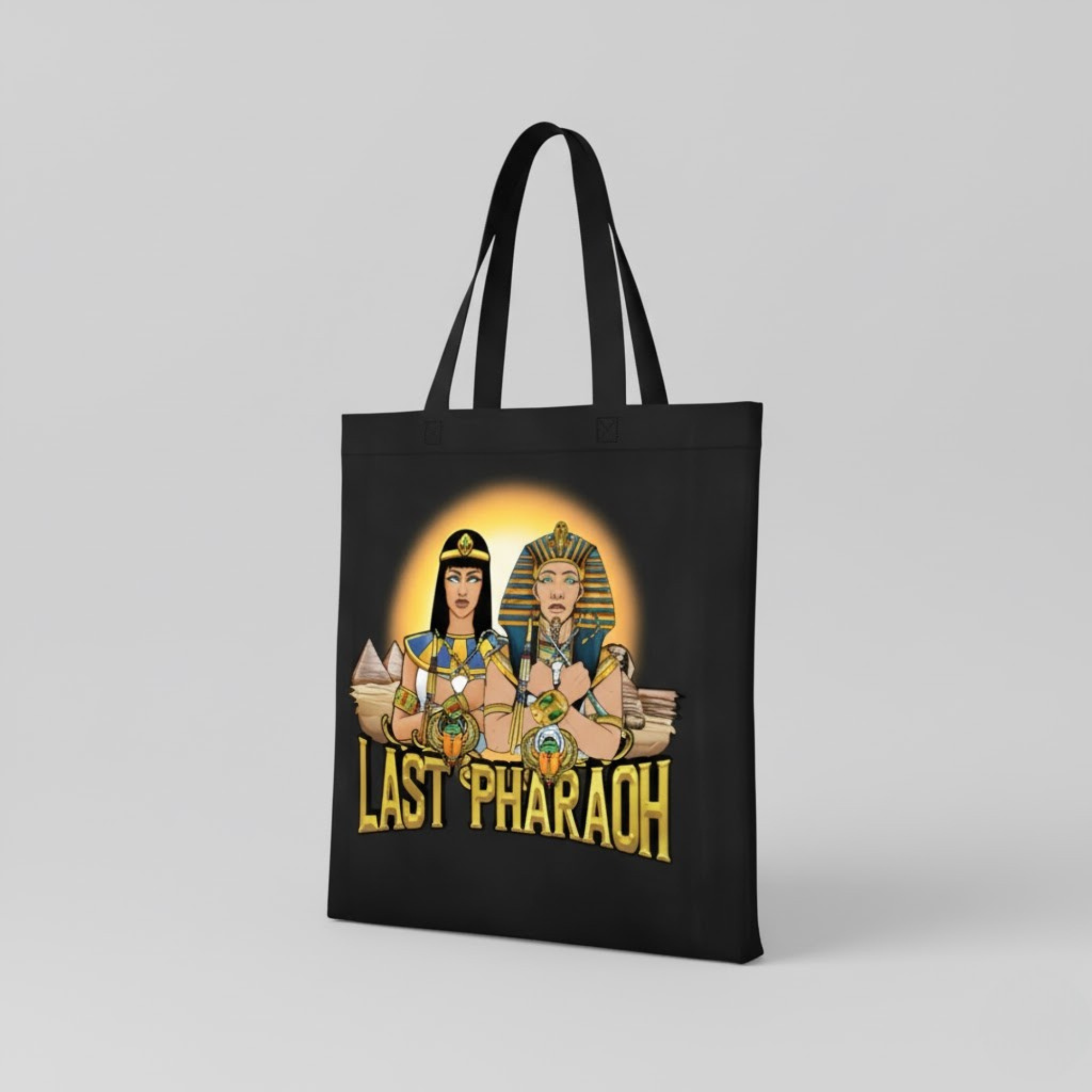 Double Print Tote Bag Last Pharaoh